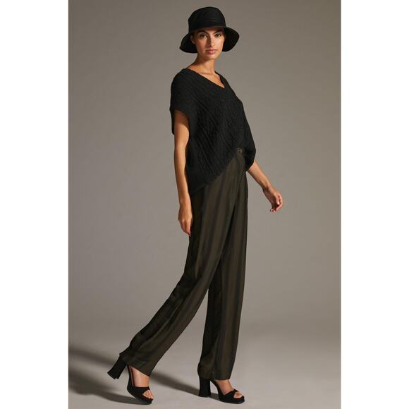 Anthropologie Tiny Pleated Fairfax Pants - New - Size 4 - Picture 5 of 7